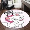 Personalized M-Marie Round Chair Office Rug - Perfect for Mat, Office Chair & More - Ideal Gift for Birthdays and Holidays