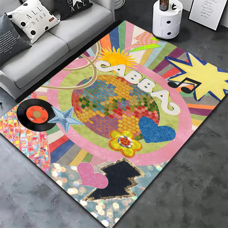 Auspicious Symbol Carpet Rug For Living Room Bedroom Home Sofa Decoration Kids Play Nonslip Floor Mat