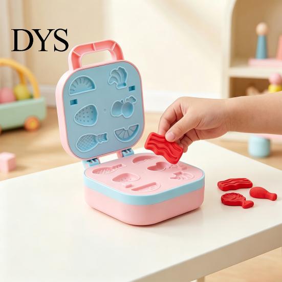 Art Craft Supplies Kids Polymer Clay Press Mold with Handle, DIY Plasticine Modeling Tools Sculpting Machine, Children Making Educational Toy