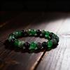 Festive Gifts Green Agate African Turquoise Black Onyx Beaded Bracelet Natural Fashion Jewelry For Men Women Daily Wear Gift