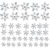 750pcs Snowflakes Confetti for Frozen Birthday Party Decorations Silver Snowflake Table Confetti for Winter Wonderland Snowflakes Embellishments for