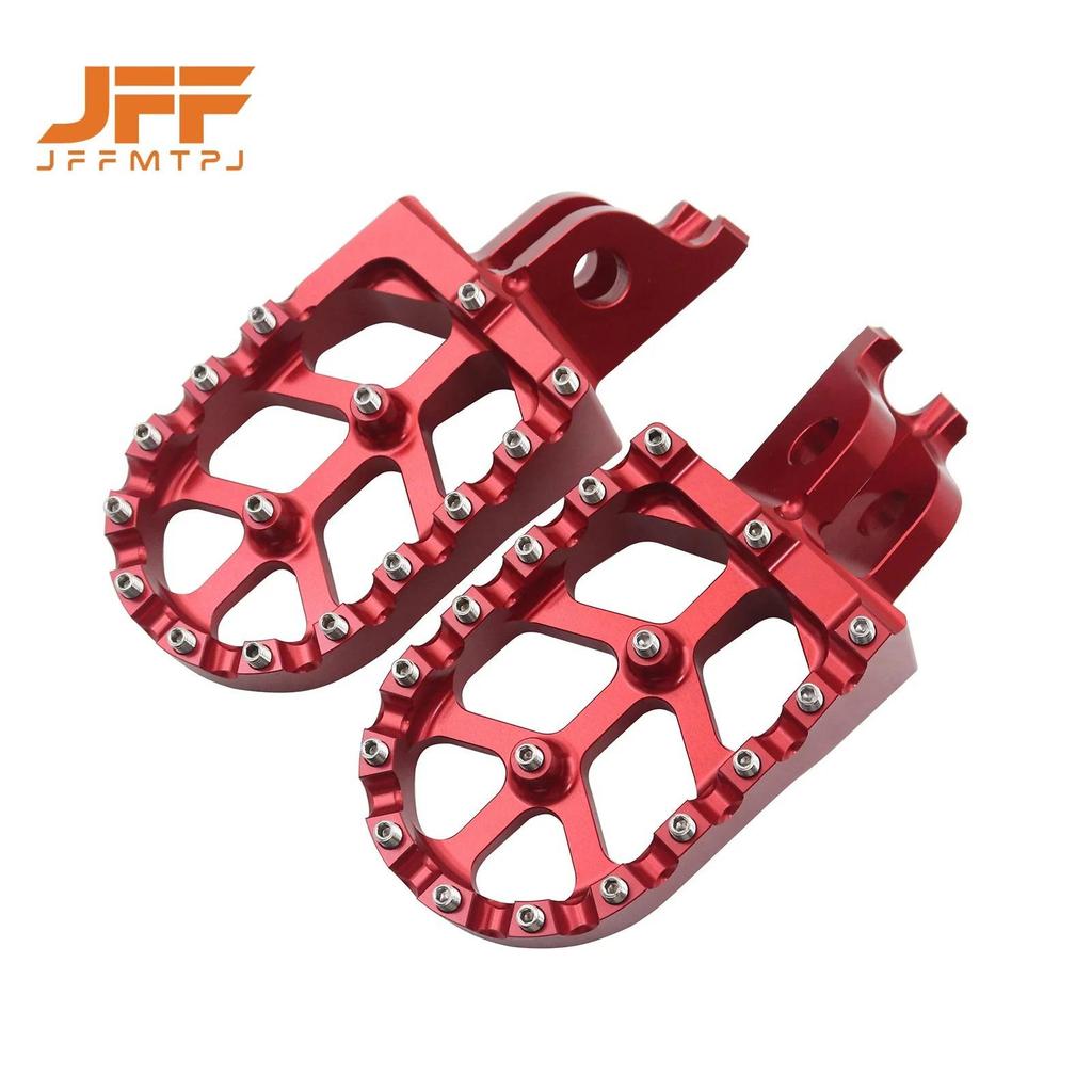 CNC Aluminum Motorcycle Footpegs for Honda Off-road - Anti-slip Design