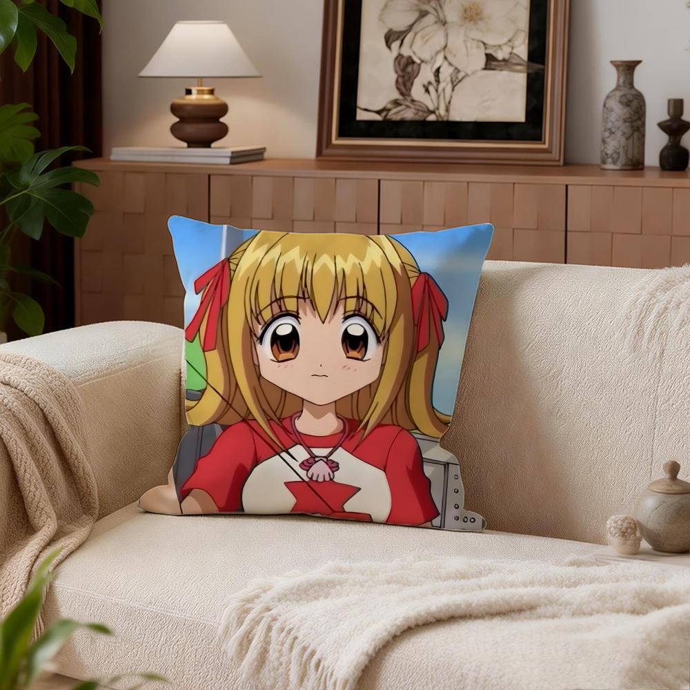 Mermaid Melody Pichi Pichi Pitch Cushion Cover Cushion Cover Set 4Pcs 50x50 45x45 40x40 Pillowcase Decorative Sofa Home Decor
