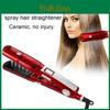 Ceramic Dual Dry Hair Heat Fast Steam Use Bangs Curler Straightener