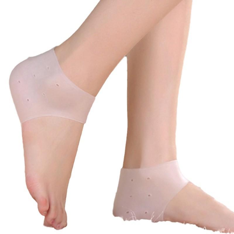 Silicone Heel Protector for Cracked Foot Care - Unisex Anti-Crack Socks