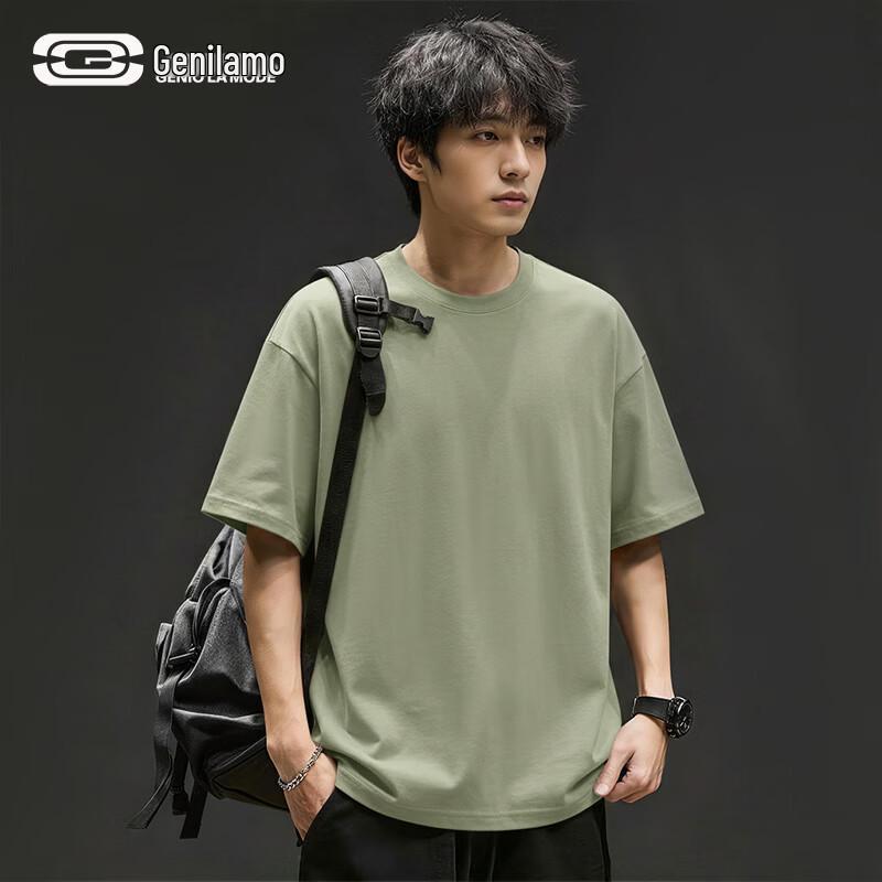 

GENIOLAMODE Men s Cotton Short Sleeve T-Shirt XL