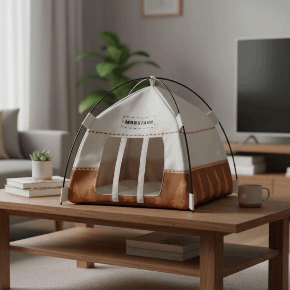 1:12 Scale Simulated Outdoor Tent Decoration Doll Small Tent Camping Tent Model Christmas Gift