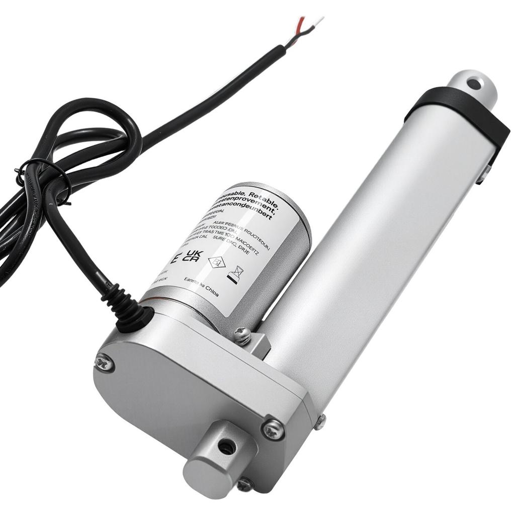 12V Linear Actuator, 101.6mm Stroke 15mm/s High-Speed 1000N Linear Motion Actuator - with IP54 Protection & Mounting Bracket for Lift Desk, Recliner
