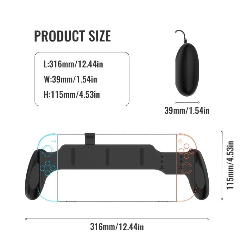 Game Console Handle Bracket for NS2 Protective Grip Anti Slip Hand Grip Universal Ergonomic Handhled Grip Holder