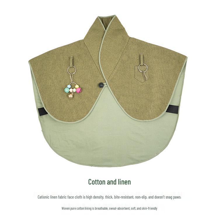 Anti-kras Sjaal voor Papegaai met Poepvanger Kraag - Uitgebreide Bescherming voor Valkparkiet en Grote Vogels