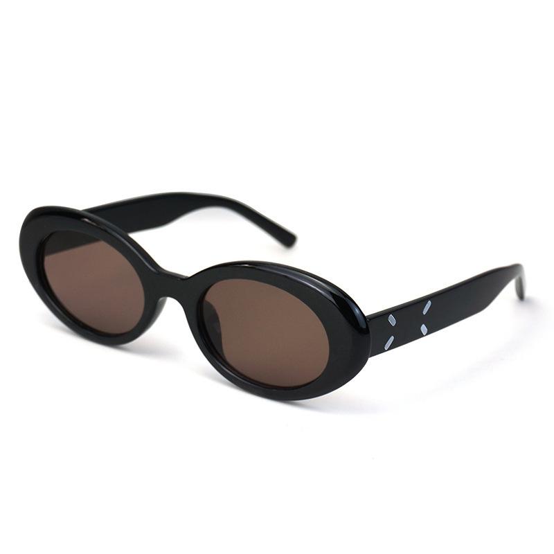 Oval Retro Sunglasses Women'S High-Value Sunglasses Men'S Trendy Glasses