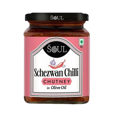 ADF Soul Chilli Chutney em Azeite de Oliva 265 Gramas-Schezwan