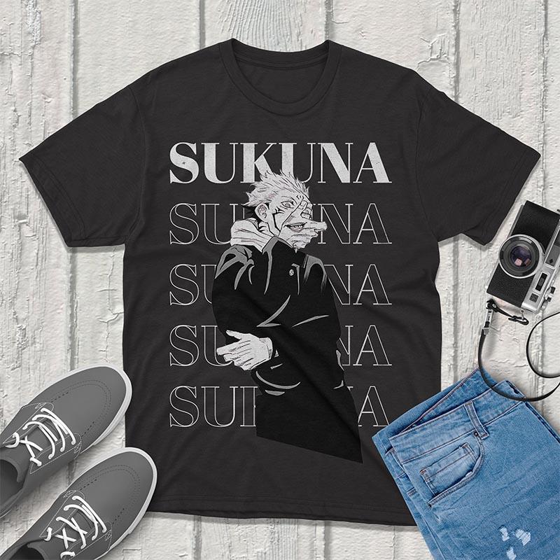 Spell Return To War T-Shirt Anime Second Dimension Japanese Trend Five Knotts Yuren Printing Men's and Women's Short Sleeves