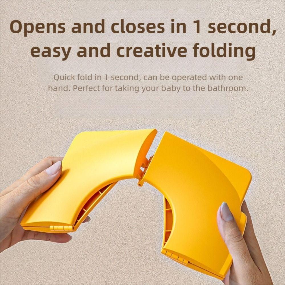 Einfarbiges Baby-Reise-Toilettensitz-Kissen faltbar für Kinder Urinalkissen für 0-7 Jahre