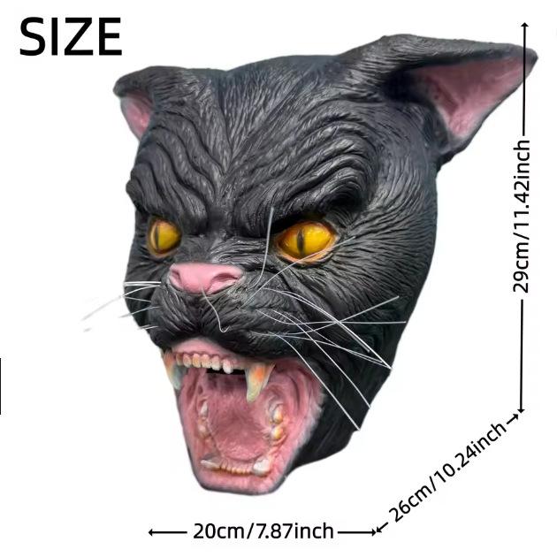 Katzen-Tiermaske COS Lustige und skurrile Performance-Requisiten können beschriftet werden