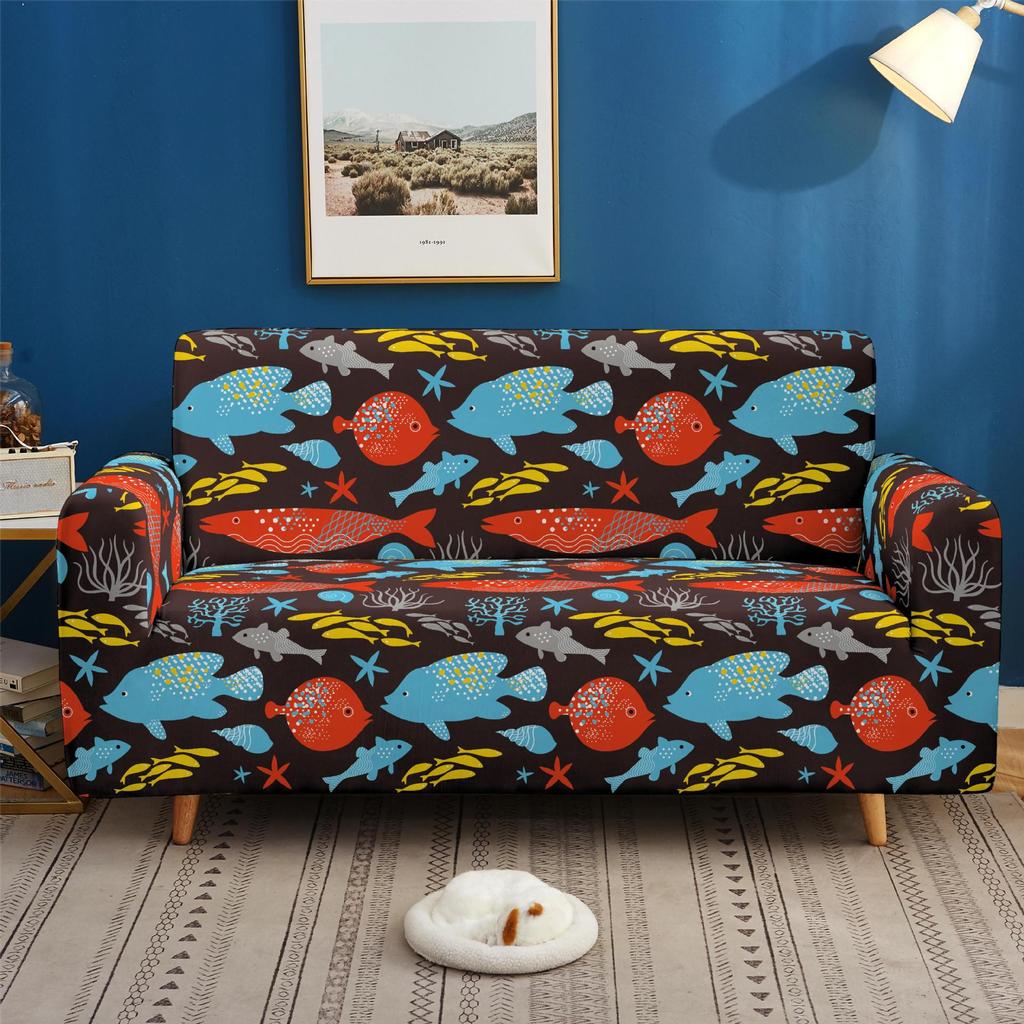 Lazy Non-Slip Elastic Sofa Cover, Pad Towel, All-Inclusive Universal Cover For All Seasons, Combined Magic Cover Leather Sofa Cover