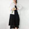 Women's Forest Style Embroidered Layered Lace Long Dress