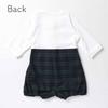 de Traditional Style Romper Baby Suit Formal Pants for Boys and Girls Babies Tartan Check Pattern Long Sleeve Shirt Toddler Party 13603 13605 [Cream