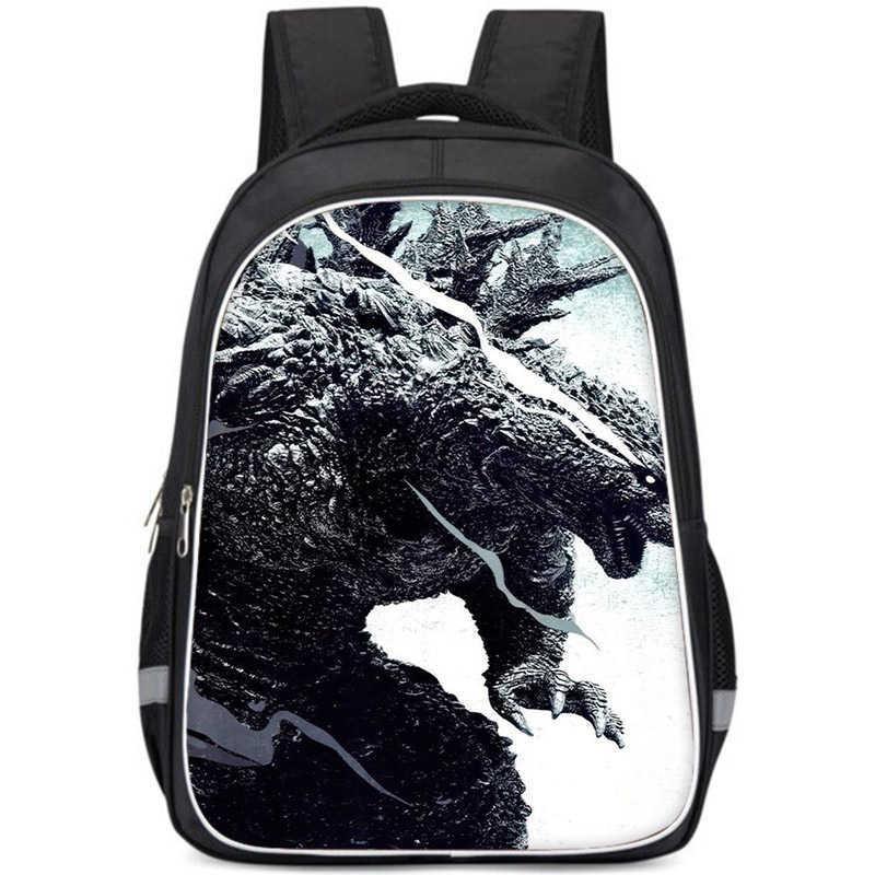Large Capacity Lightweight 3d Godzilla Backpack For Kids Perfect For School