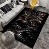 Zombie Themed Rug: Dark and Eerie Design with Ghoulish Characters Suitable for Use As an Anti-slip Game Mat for Living Room and Bedroom Sofas