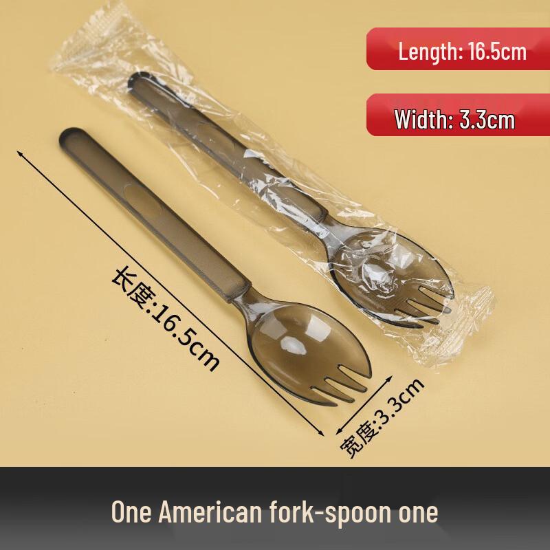 Disposable 4-Piece Bamboo Cutlery Set