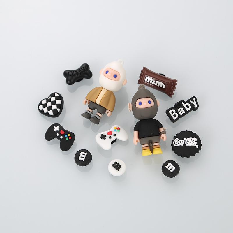 New 3D Cartoon Crocs DIY Cute Shoe Decorations & Detachable Buckles подставки