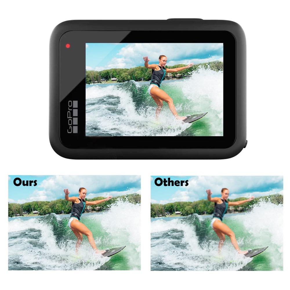 9H Härte Glas für GoPro Hero 13 Bildschirm + Objektivschutz Klar Ultra-HD Gehärtetes Glas Kratzfeste Folie Zubehör