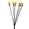 2 Packs 6-head Solar Swaying Firefly Lamps Intelligent Light Control Outdoor Waterproof Ground Plug