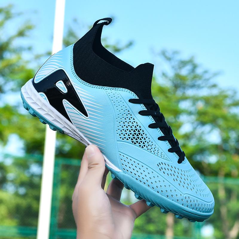 Men's/Women's Football Boots Rubber Soft Sole Short Nails Artificial Turf Youth Kids Football Shoes