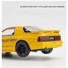 1/24 Mazda RX7 Slitinový Model Sportovního Auta Odlitky Kovová Hračka Závodní Vozidla Model Auta Simulace Zvuk a Světlo Dětská Hračka Dárek