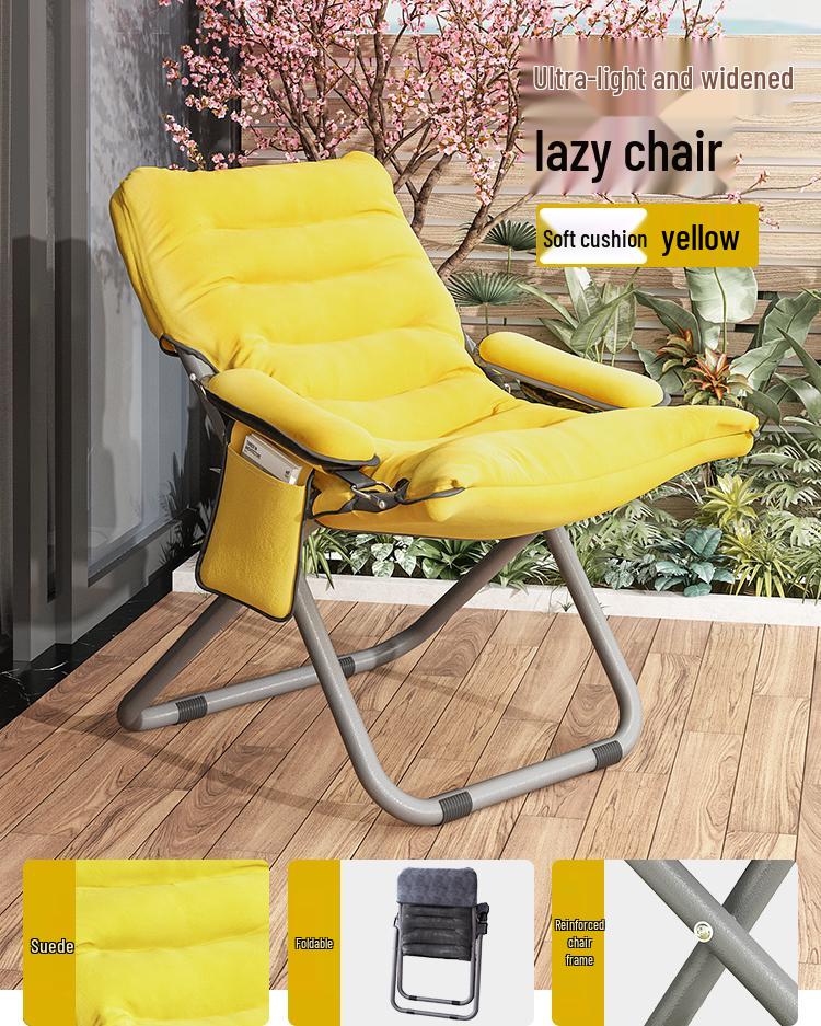 Portable Adjustable Three-Speed Reclining Chair for Home & Balcony