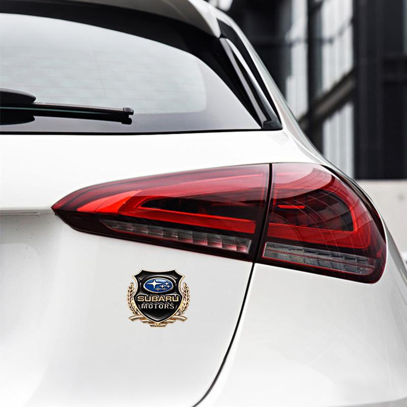 Tvar štítu Auto Znak Odznak Kovový 3D Samolepka na Karoserii Pro Subaru Impreza Legacy WRX STI BRZ Forester Outback Crosstrek