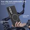 Ultra Thin Carbon Fiber Leather Phone Case for Samsung Galaxy Z Fold 7 6 5 4 3 Fold7 5G Business Magsafe for Magnetic Cover Etui