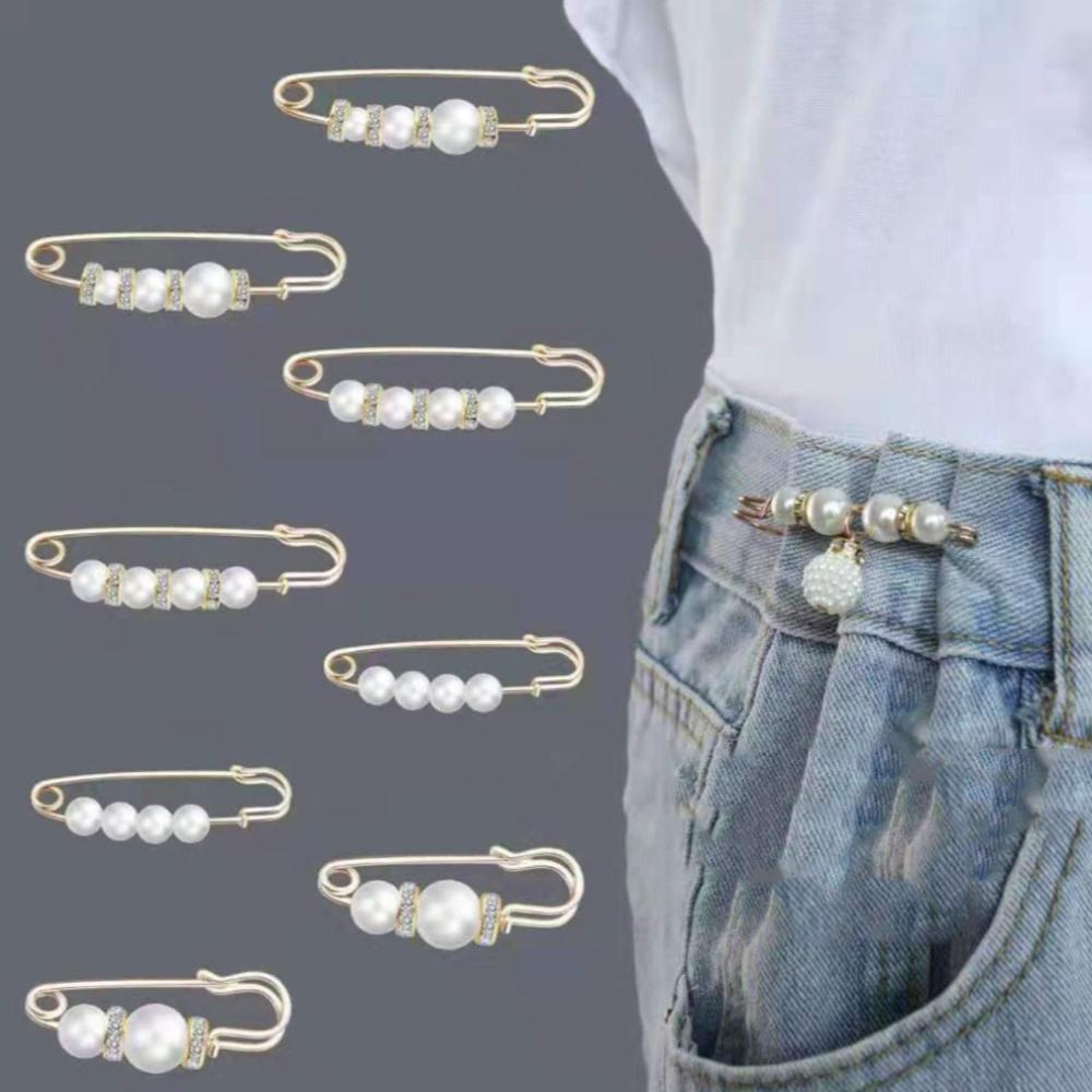 Pin Accessories Women Waistband Pin Clothing Brooches Set Dress Shawl Clips Waist Pin Brooch
