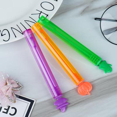 10 Stück 4,5 ml Halloween Zauberstab Leere Tube Bunte Seifenblasenflasche Kinder Halloween Party Gastgeschenke Pinata Füllung Spielzeug Geschenke für Gäste