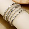 European and American Popular Ccb Beaded Bracelet Bohemian Versatile Stacked Bracelet Geometric Bead Bracelet Female