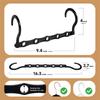 A20F-10 Pack Hanger Organizer Closet Hangers Shirt Organizer Closet Organizer Hangers Space Saving