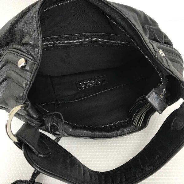 CIMABUE Schulter-Tragetasche Schwarz(GEBRAUCHT)