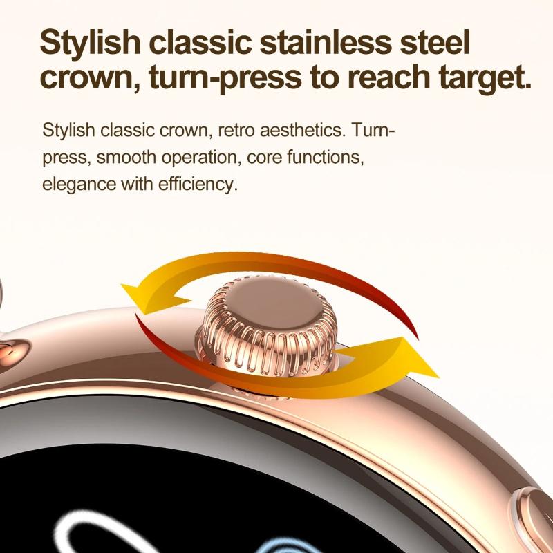 2026 New Women AI Nursing Grade Smart Diagnosis Smart Watch HRV+ECG Uric Acid Blood Oxygen Health Monitor IP68 Waterproof Sports Smartwatches