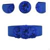 Elastic Waist Belt for Women with Floral Design