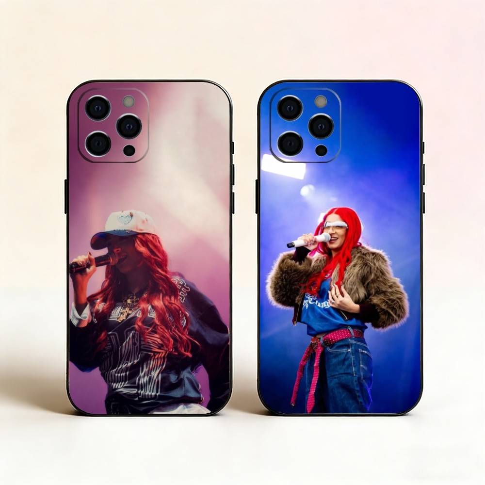 Sänger D-De La R-Rose Handyhülle Für iPhone 17, 16,15,14,13,12,11 Plus,Pro Max, Andere Weiche Schwarze Hülle