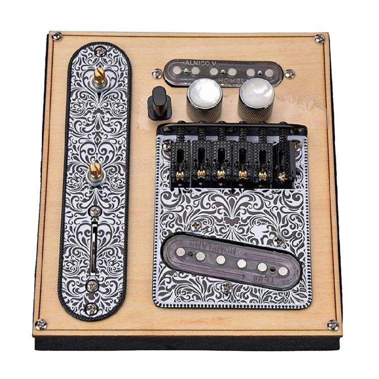 Części do gitary elektrycznej Przełącznik 3-pozycyjny Płytka kontrolna Przetworniki gryfu do gitary 6-strunowej