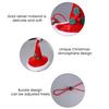 Cat Xmas Hat Puppy Velvet Red Christmas Hat Pet Hat with Snowflakes for Cats Small Dogs Party Photo Prop Festive Costume Accessory
