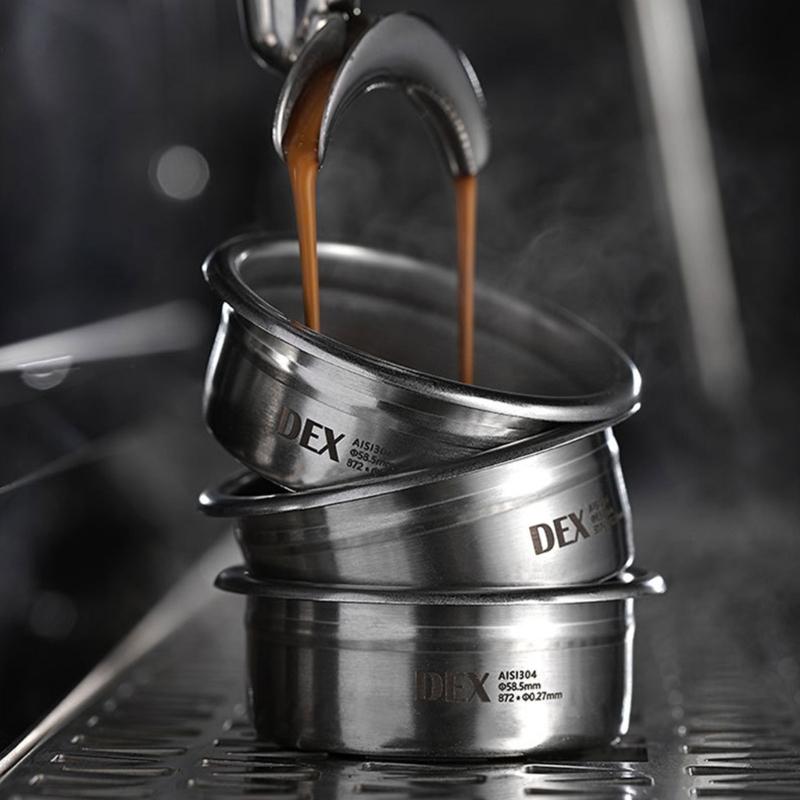 Metall-Kaffeefilterkorb, Handfilter, Brühwerkzeug, Kaffeepulverbehälter, Filterkorb, geeignet für 58-mm-Siebträger