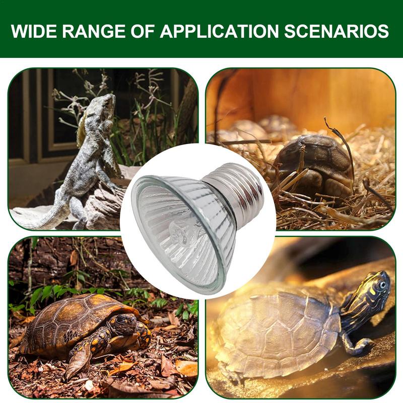 UVA UVB Reptile Light Basking Light UVA Reptile Heating Lamp Dimming Turtle Reptile Heating Bulb With 360 Rotatable Hose