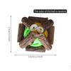 Interactive Rattan Cage Cat Toy | Ball-Shaped, Chew and Play, Dental Health & Teeth Cleaning for Indoor Cats | Suitable for All Breeds, Without