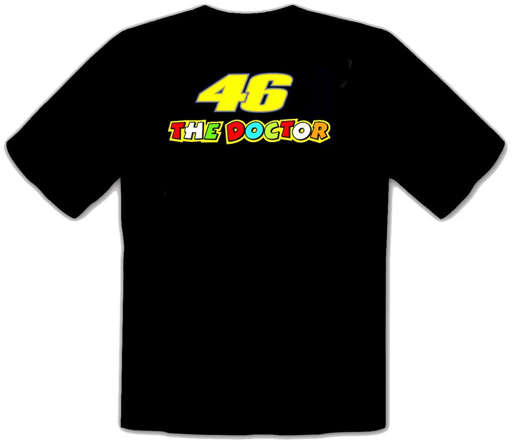 46 THE DOCTOR VALENTINO ROSSI PILOT Black T-shirt -105-