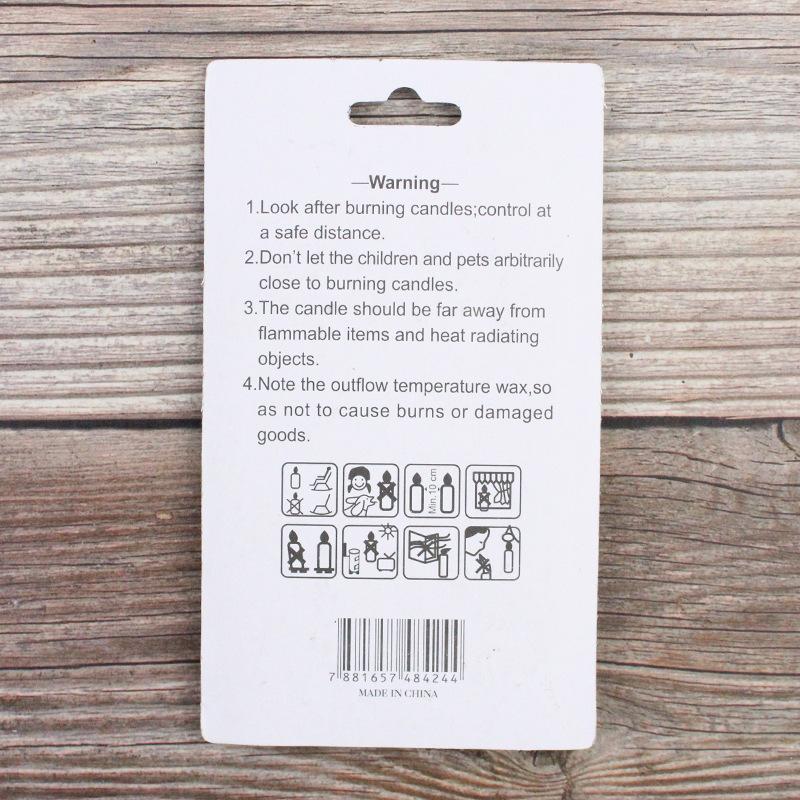 Ins Retro Letters Happybirthday Colorful Birthday Cake Candle New Rainbow Color Children