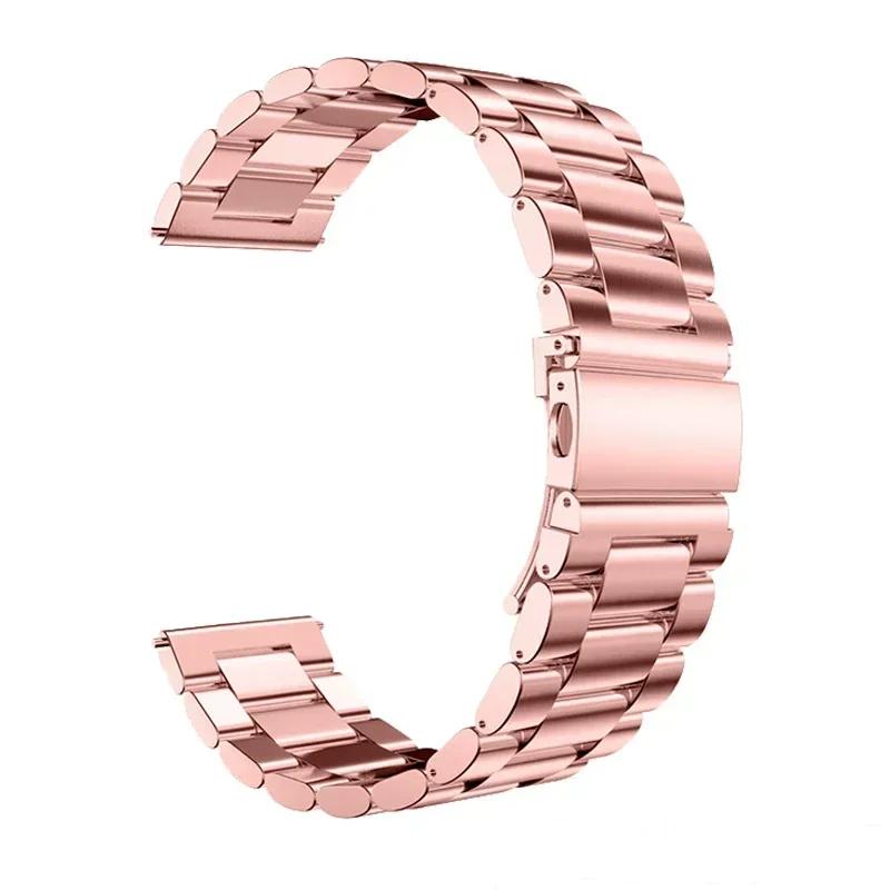 Metal Stainless Steel Band For Samsung Galaxy Watch 7/FE/6/5 pro/4/Classic 20mm 22mm Bracelet Amazfit GTS-GTR-4-3-2e-mini Strap