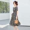 High End Women's Lapel Dress, 2026 Summer New Collection, Waist Cinching Temperament, Ladies' Mid Length Dress